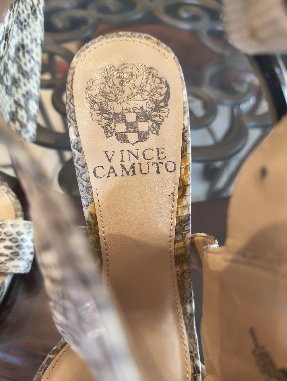 Vince Camuto Python Heels - Picture 2 of 8